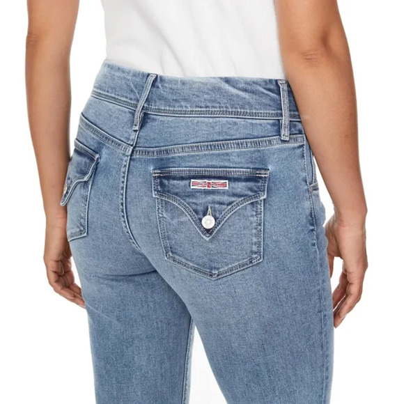 HUDSON LOS ANGELES MIDRISE STRAIGHT JEAN | Icy Blue | Size 8/29 - Picture 5 of 5